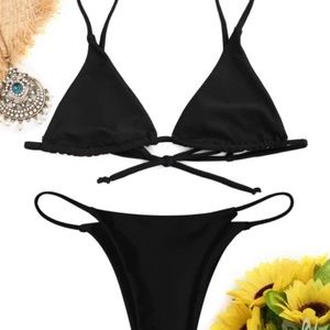 black bikini